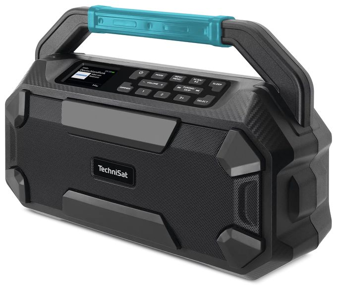 Bluetooth DAB+, FM Radio Tragbar IPX4  Viola 231OD (Schwarz) 