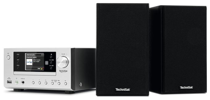 Bluetooth DAB+, FM Radio Internet  Viola 710 CD IR (Silber) 