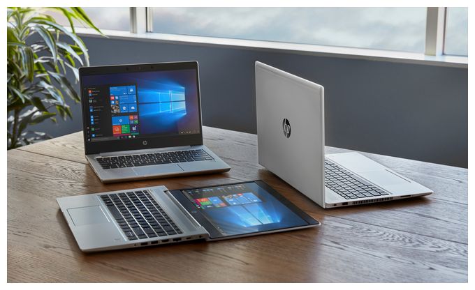 Full HD Notebook 39,6 cm (15.6 Zoll) 1920 x 1080 Pixel 256 GB SSD 4G Windows 10 Pro Intel® Core™ i5 max. 4,2 GHz  HP ProBook 450 G7 Refurbished (Silber) 