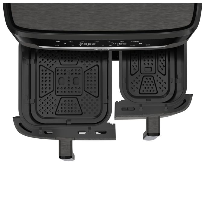 Doppel Heißluftfritteuse 11 l 2020 W  EY942HE0 Easy Fry Dual XXL (Grau) 