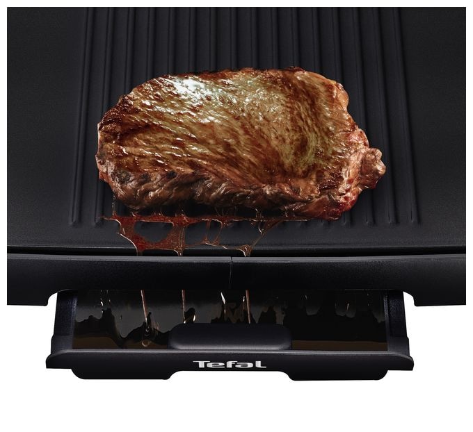 mit 190 x 235 mm Fläche  TG3918 Malaga Tischgrill (Schwarz) 