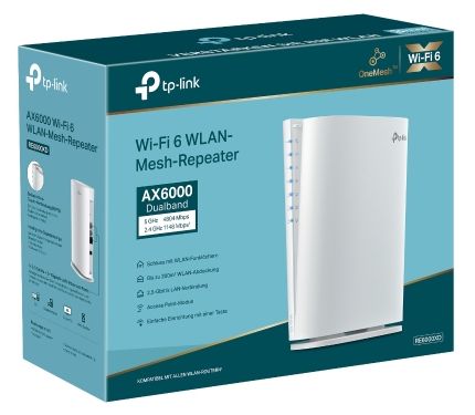 RE6000XD AX6000 Mesh Wi-Fi 6 