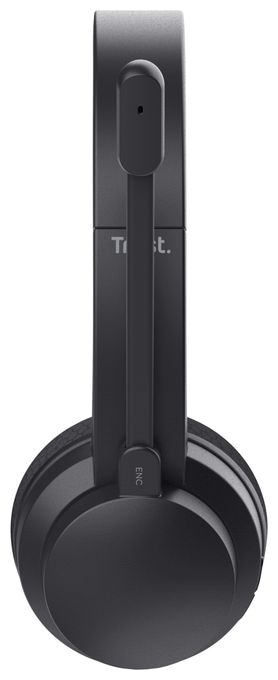 Ohraufliegender Bluetooth Kopfhörer kabelgebunden&kabellos USB Typ-C  Ayda (Schwarz) 