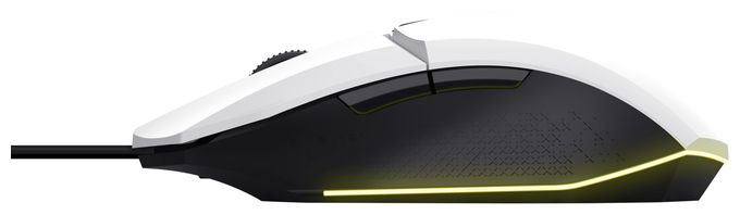 6400 DPI Gaming Maus Optisch  GXT 109W Felox (Schwarz, Weiß) 