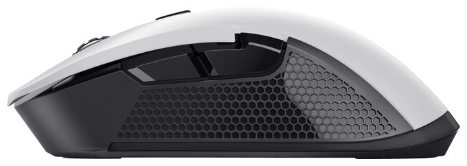 7200 DPI Gaming Maus Optisch  GXT 923W YBAR (Schwarz, Weiß) 
