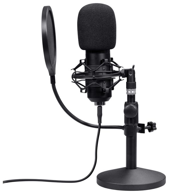 Kabelgebunden Studio-Mikrofon USB  GXT269 Emita II (Schwarz) 