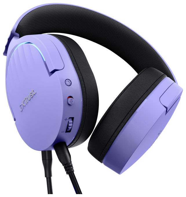 Ohraufliegender Kopfhörer Kabelgebunden USB Typ-A  GXT490 Fayzo (Schwarz, Violett) 