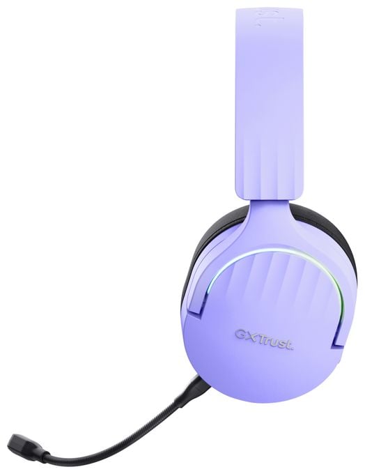 Ohraufliegender Bluetooth Kopfhörer kabelgebunden&kabellos 22 h Laufzeit USB Typ-A  GXT491 Fayzo (Schwarz, Violett) 