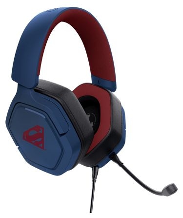 Over Ear Kopfhörer Kabelgebunden  GXT492SM Carus (Blau, Rot) 
