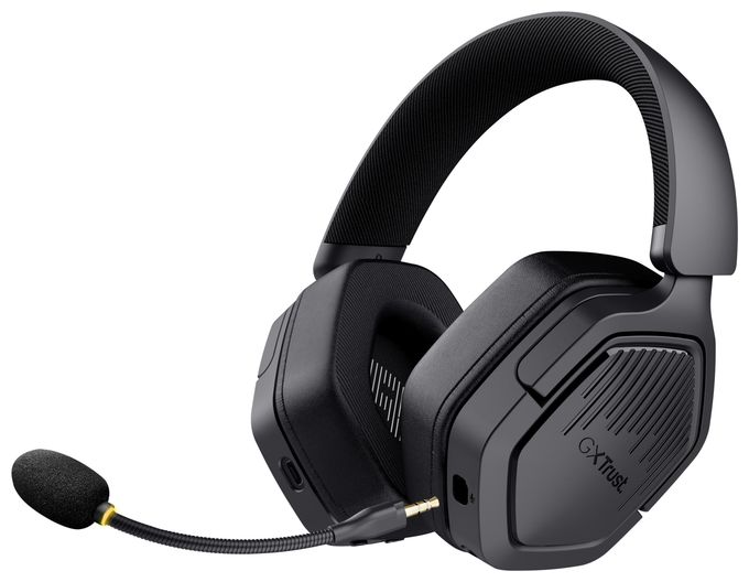 Over Ear Bluetooth Kopfhörer kabelgebunden&kabellos 20 h Laufzeit USB Type-C / USB Type-A  GXT493 Carus (Schwarz) 