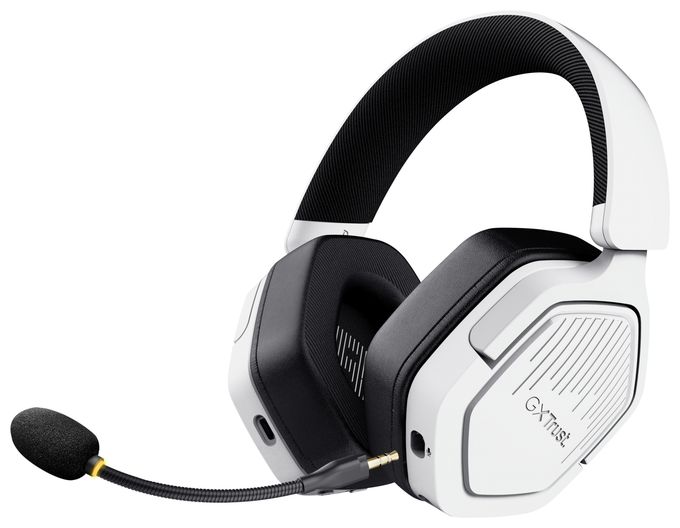 Over Ear Bluetooth Kopfhörer kabelgebunden&kabellos 20 h Laufzeit USB Type-C / USB Type-A  GXT493W Carus (Weiß) 