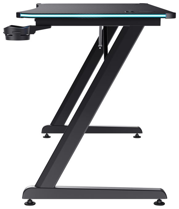 bis 150 kg  GXT709 Luminus RGB Gamingtisch (Schwarz) 