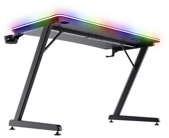 bis 150 kg  GXT710 Luminus Pro RGB Gamingtisch (Schwarz) 