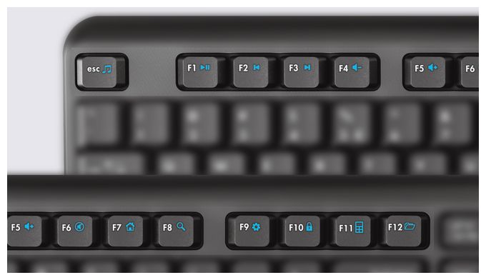 Büro Tastatur RF Wireless 2.4 GHz  Ody (Schwarz) 