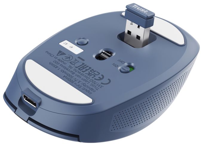 3200 DPI Büro Maus Optisch  Ozaa (Blau) 