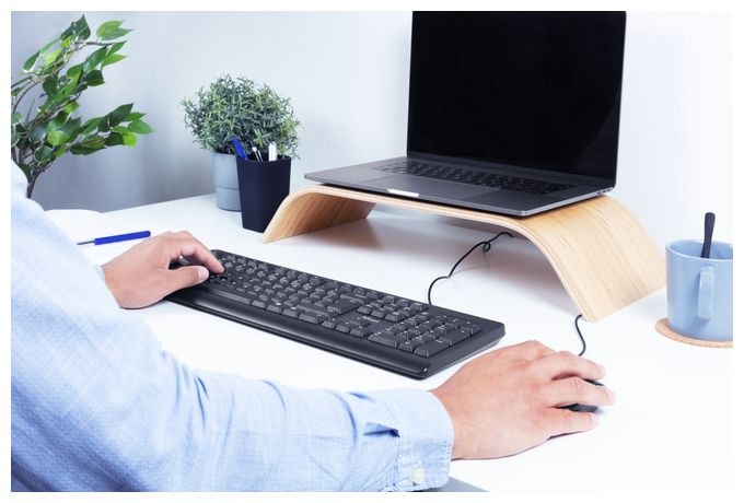 Büro Tastatur USB  Primo (Schwarz) 