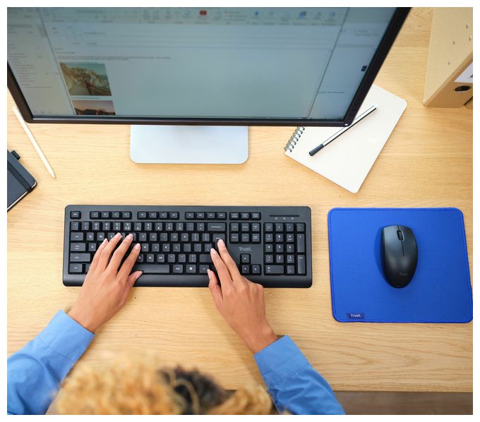 Büro Tastatur RF Wireless  Primo (Schwarz) 