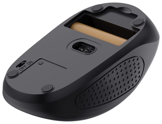 1600 DPI Reisen Maus Optisch  Primo Bluetooth (Schwarz) 