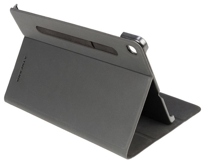 Folio aus Kunstleder für Samsung Galaxy Tab S6 Lite Kratzresistent (Schwarz) Gala 