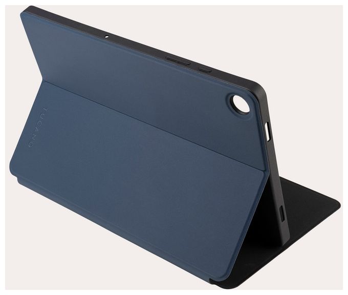 Flip case aus Kunststoff für Samsung Galaxy Tab A9+ (11") 2023 bis 27,9 cm (11") mit Klappverschluss (Blau) Gala 