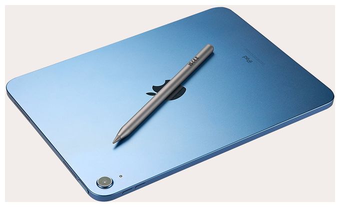 Bluetooth Eingabestift für Apple iPad 7.-10.Gen/iPad Air 10,9 3.-5.Gen/iPad Pro 11 1.-5.Gen/iPad Pro 12,9 3.-6.Gen/iPad mini 5.-7.Gen/iPad Air 11/13 M2/M3 Grau Pencil 3 