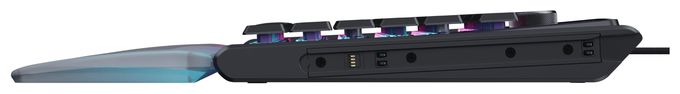 RGB-LED Gaming Tastatur QWERTZ USB  Command Series KB7 TKL Wired (Schwarz/Grau) 