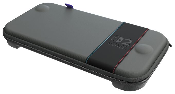 PlayTrek Etui Offiziell von Nintendo lizenzierte schlanke Hülle zum Schutz deiner Nintendo Switch 2, Antrazitschwarz 