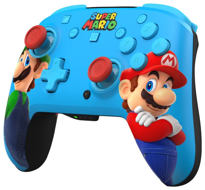 Digital Gamepad für Nintendo Switch, Nintendo Switch 2, Nintendo Switch Lite, Nintendo Switch OLED  Rematch Wireless Controller Super Mario: Mario & Luigi (Mehrfarbig) 