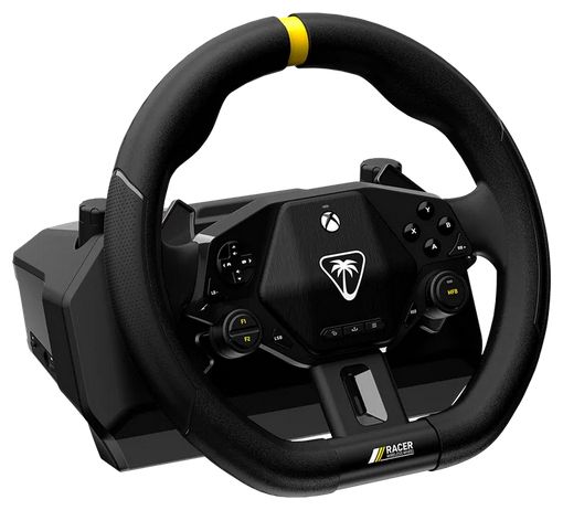 Getriebe für Android, PC, Xbox One, Xbox One S, Xbox One X, Xbox Series S, Xbox Series X  VelocityOne Racer Wireless Wheel (Schwarz) 