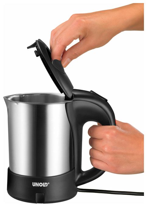 0,5 l Wasserkocher 1000 W  18575 (Schwarz, Edelstahl) 