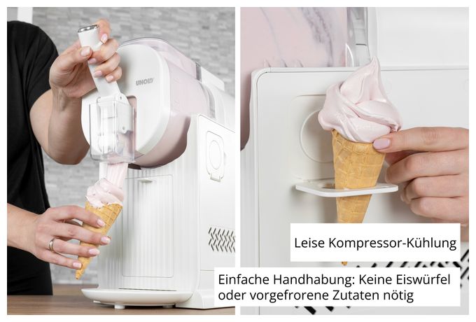 Eismaschine 150 W 48960 2in1-Slush und Softeismaschine Sofia 