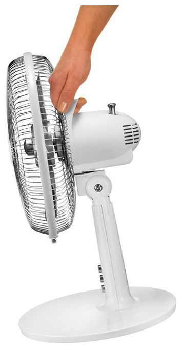 Ventilator Tisch neigbar  Silverline (Silber, Weiß) 