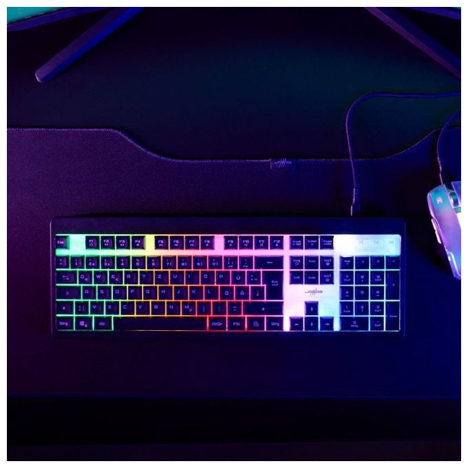 RGB-LED Gaming Tastatur USB  Exodus 215 Illuminated (Schwarz) 