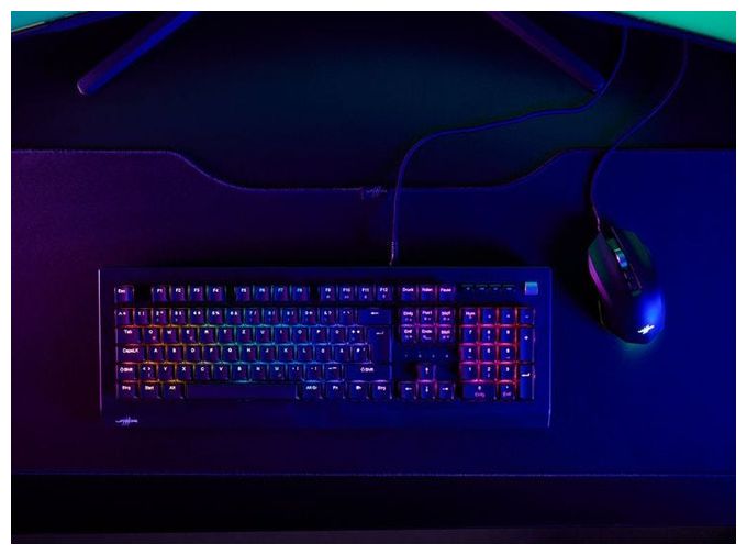 RGB-LED Gaming Tastatur USB  Exodus 600 (Schwarz) 