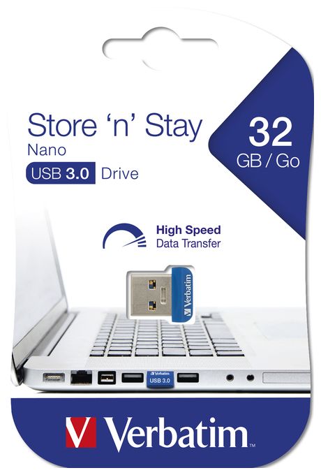 USB Typ-A Stick 32 GB  Nano (Blau) 