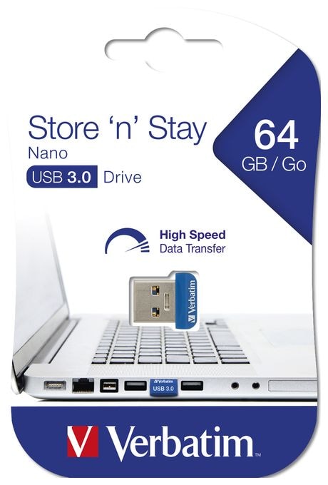 USB Typ-A Stick 64 GB  Nano (Blau) 