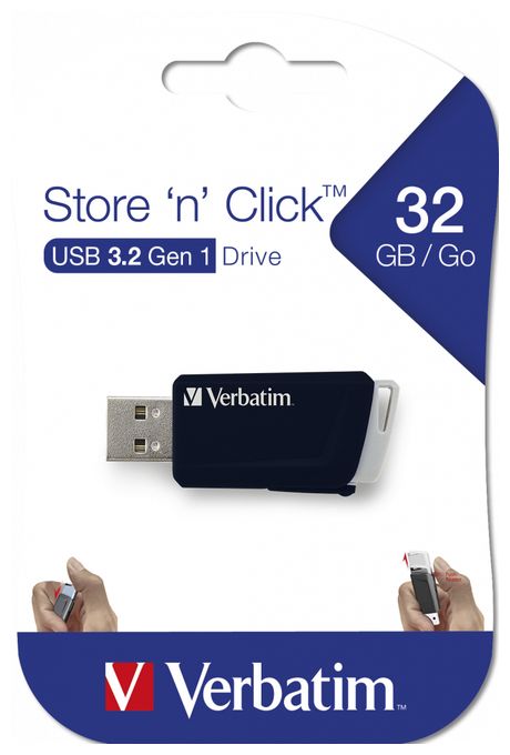 USB Typ-A Stick 32 GB  Store 'n' Click (Schwarz) 