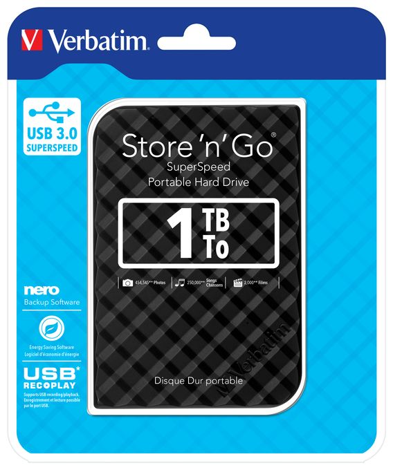 1 TB externe Festplatte Micro-USB B  Store 'n' Go (Schwarz) 