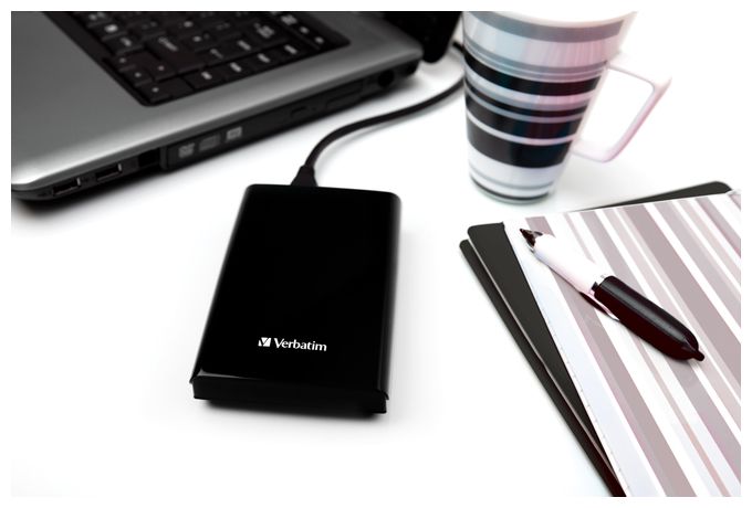 256 GB SSD  Store 'n' Go Slim Portable (Schwarz) 