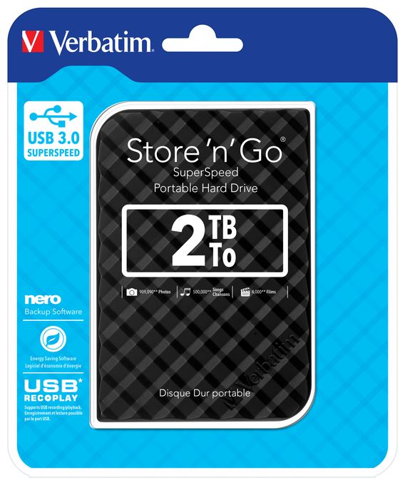 2 TB externe Festplatte  Store 'n' Go USB 3.0 (Schwarz) 