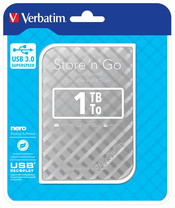 1 TB externe Festplatte  Store 'n' Go USB 3.0 (Silber) 