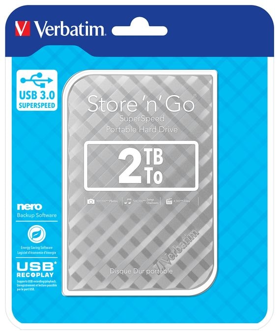 2 TB externe Festplatte  Store 'n' Go USB 3.0 (Silber) 