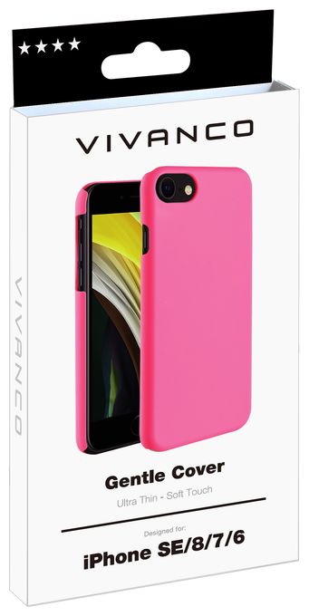 Cover für Apple iPhone SE (2020), iPhone 8, iPhone 7, iPhone 6s  Gentle (Pink) 