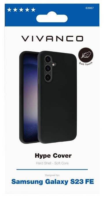 Cover für Samsung Galaxy S23 FE  Hype (Schwarz) 