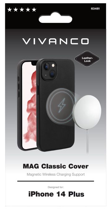 Cover für Apple iPhone 14 Plus  Mag Classic (Schwarz) 