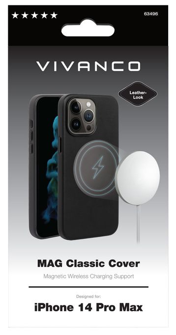 Cover für Apple iPhone 14 Pro Max  Mag Classic (Schwarz) 
