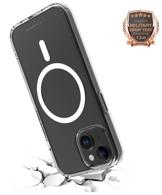 Cover für Apple iPhone 15  Mag Steady Anti Shock (Transparent) 