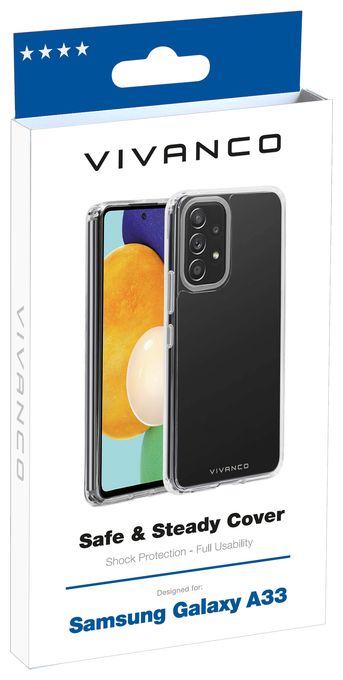 Cover für Samsung Galaxy A33  Safe and Steady (Transparent) 
