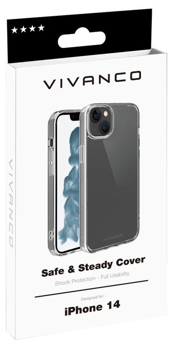 Cover für Apple iPhone 14  Safe and Steady (Transparent) 