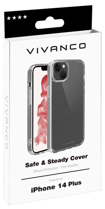 Cover für Apple iPhone 14 Plus  Safe and Steady (Transparent) 